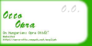 otto opra business card